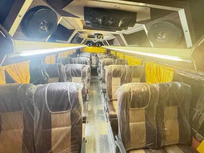 18 Seater Tempo Traveller in Bangalore - Spacious Interior View
