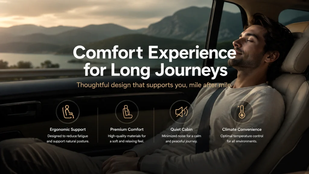 Comfort Experience for Long Journeys