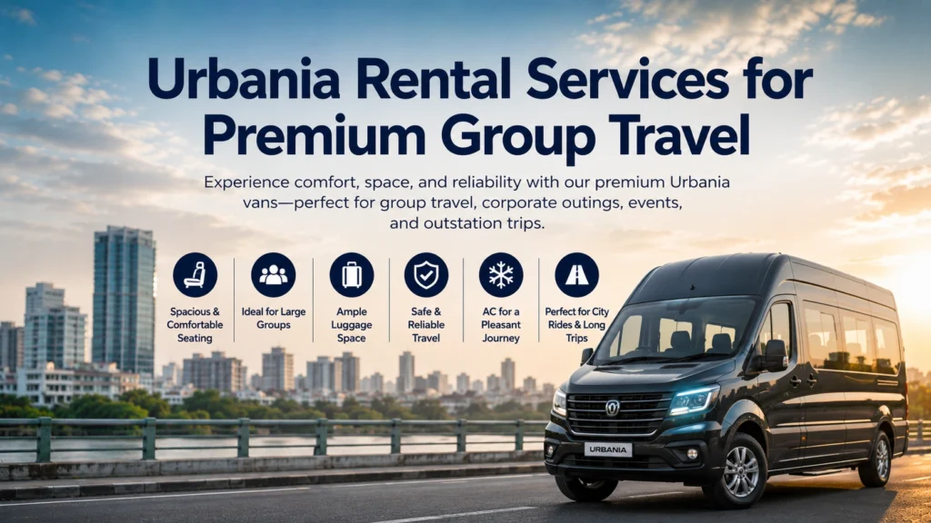 Urbania Rental Services for Premium Group Travel