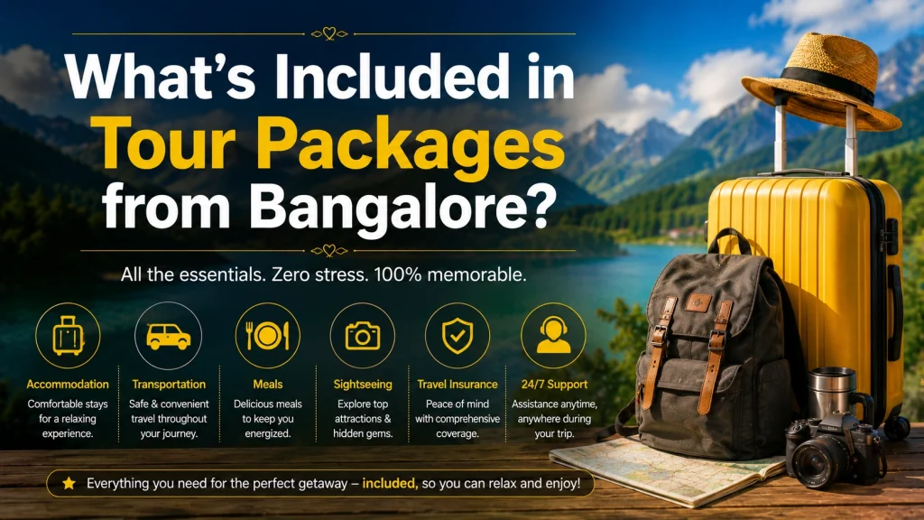 What’s Included in Tour Packages from Bangalore?