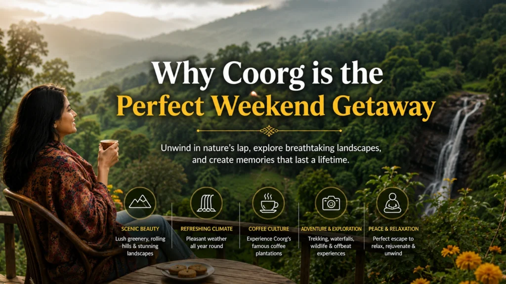 Why Coorg is the Perfect Weekend Getaway