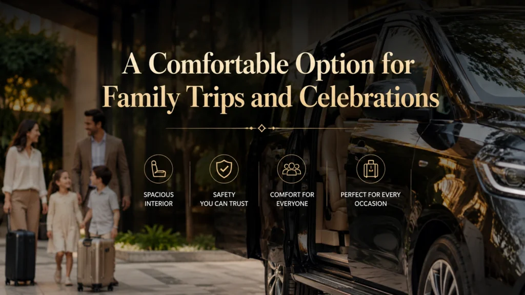 A Comfortable Option for Family Trips and Celebrations