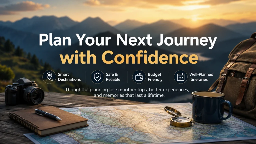 Plan Your Next Journey with Confidence