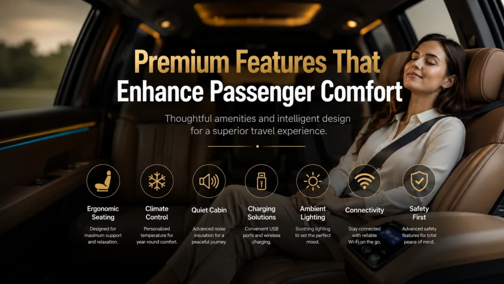 Premium Features That Enhance Passenger Comfort